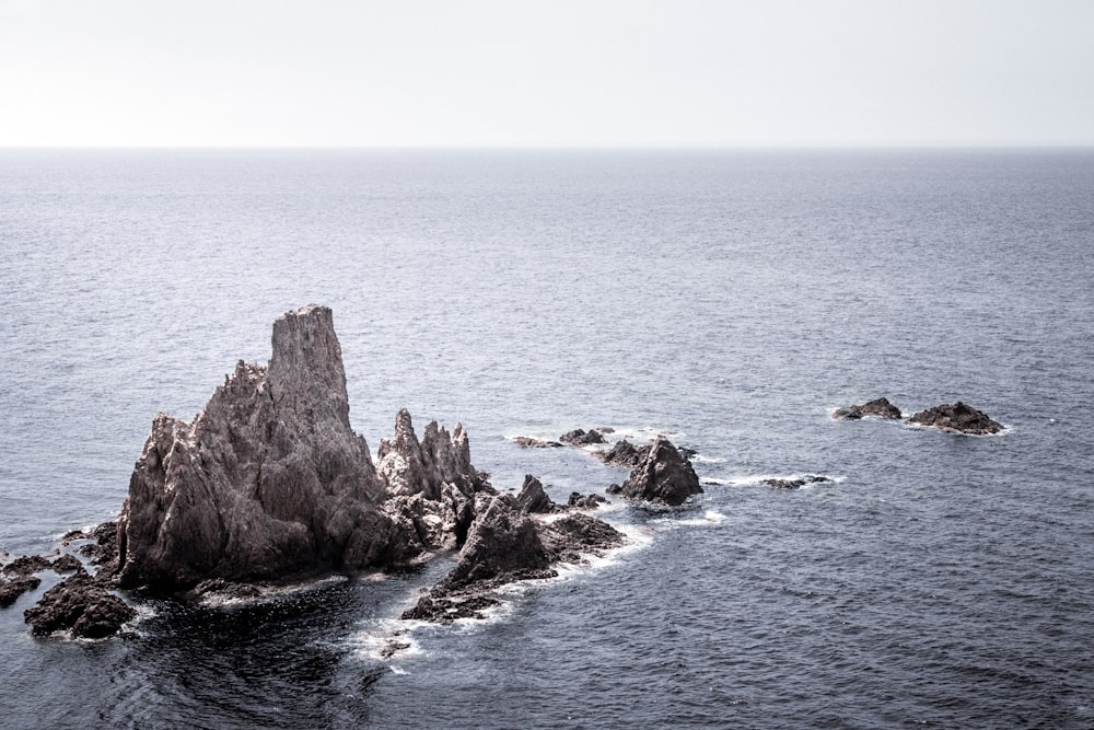 an island in the middle of the ocean