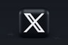 a black square button with a white x on it