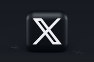 a black square button with a white x on it