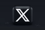 a black square button with a white x on it