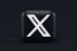 a black square button with a white x on it