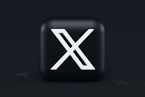 a black square button with a white x on it
