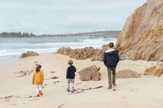 neurodiverse kids at the beach
