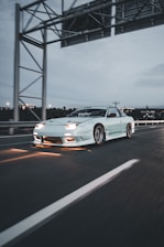 White car enjoy a smooth ride on michelin primacy tyres sold at tyrepublic