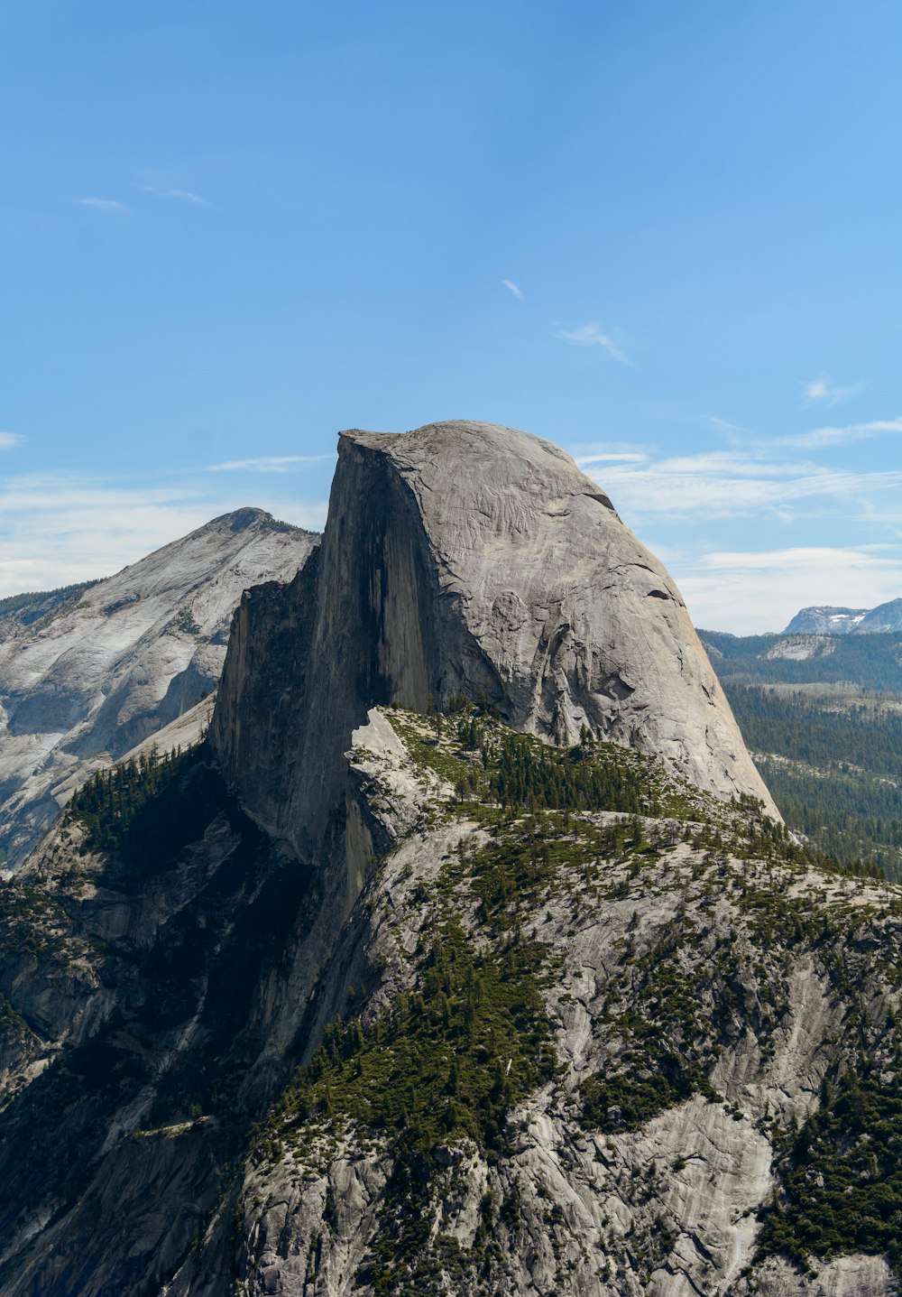 a view of the top of a mountain