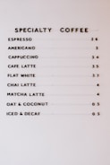 Customizable coffee options displayed.
