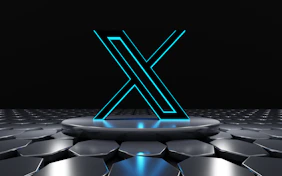 the letter x is lit up in the dark