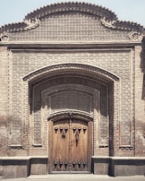 The main entrance of Babadhyani Das College with traditional Indian architectural elements.