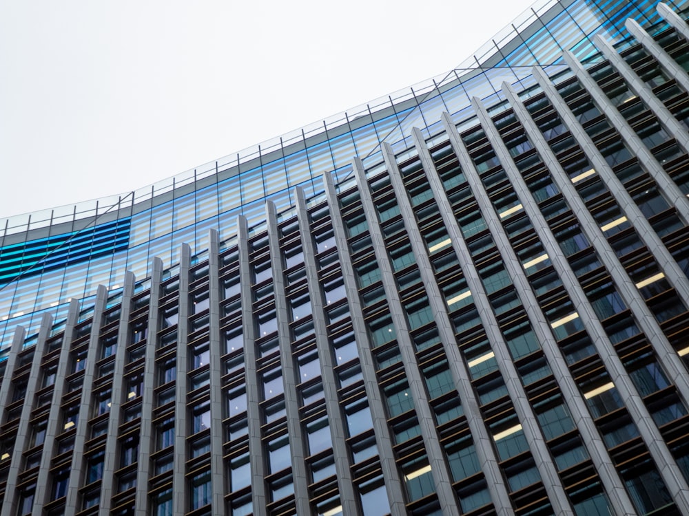 a very tall building with a lot of windows