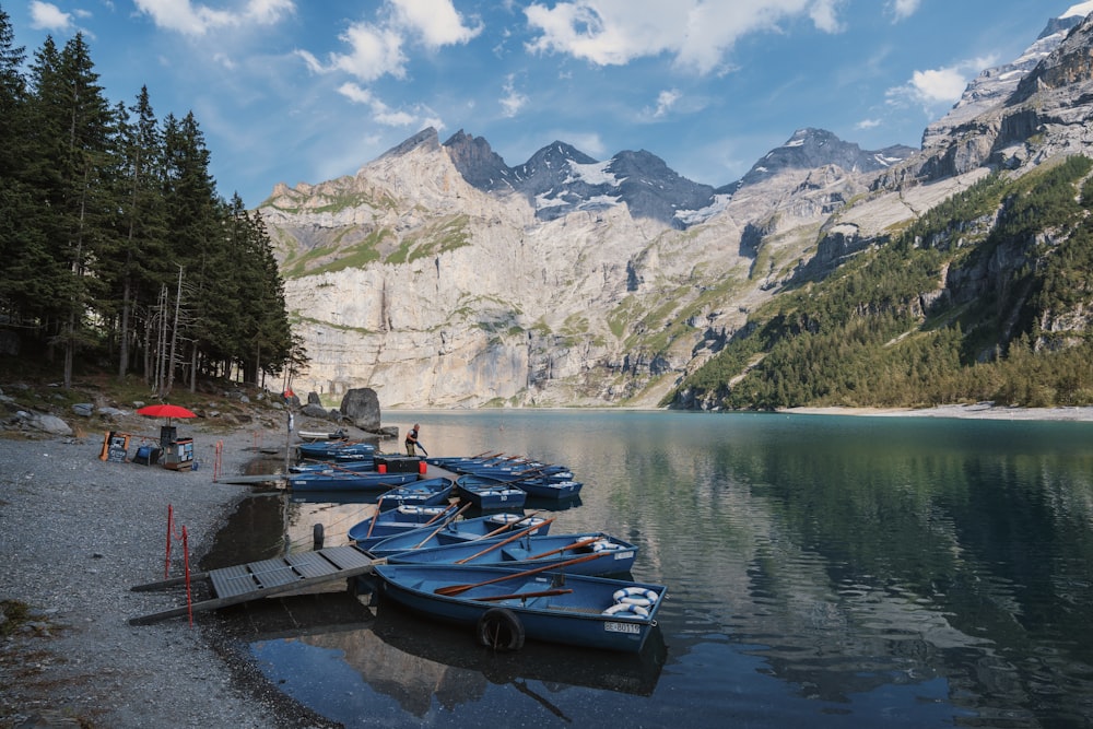 a bunch of boats that are sitting in the water