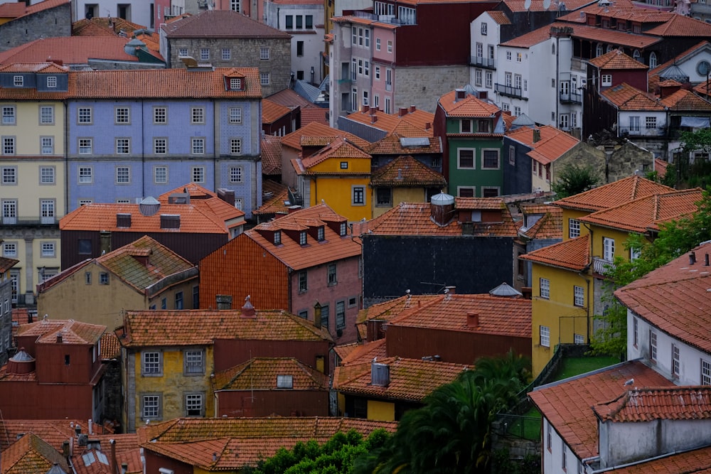 a group of buildings that are next to each other