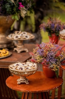 A luxurious display of soniashnyk treats arranged on fine porcelain plates