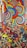 A vibrant collection of colorful spinning tops and lollipops featuring swirling patterns and a wide array of colors including red, blue, yellow, and green. The designs are intricate, with concentric circles and spiral motifs that give a playful and lively appearance to the scene.