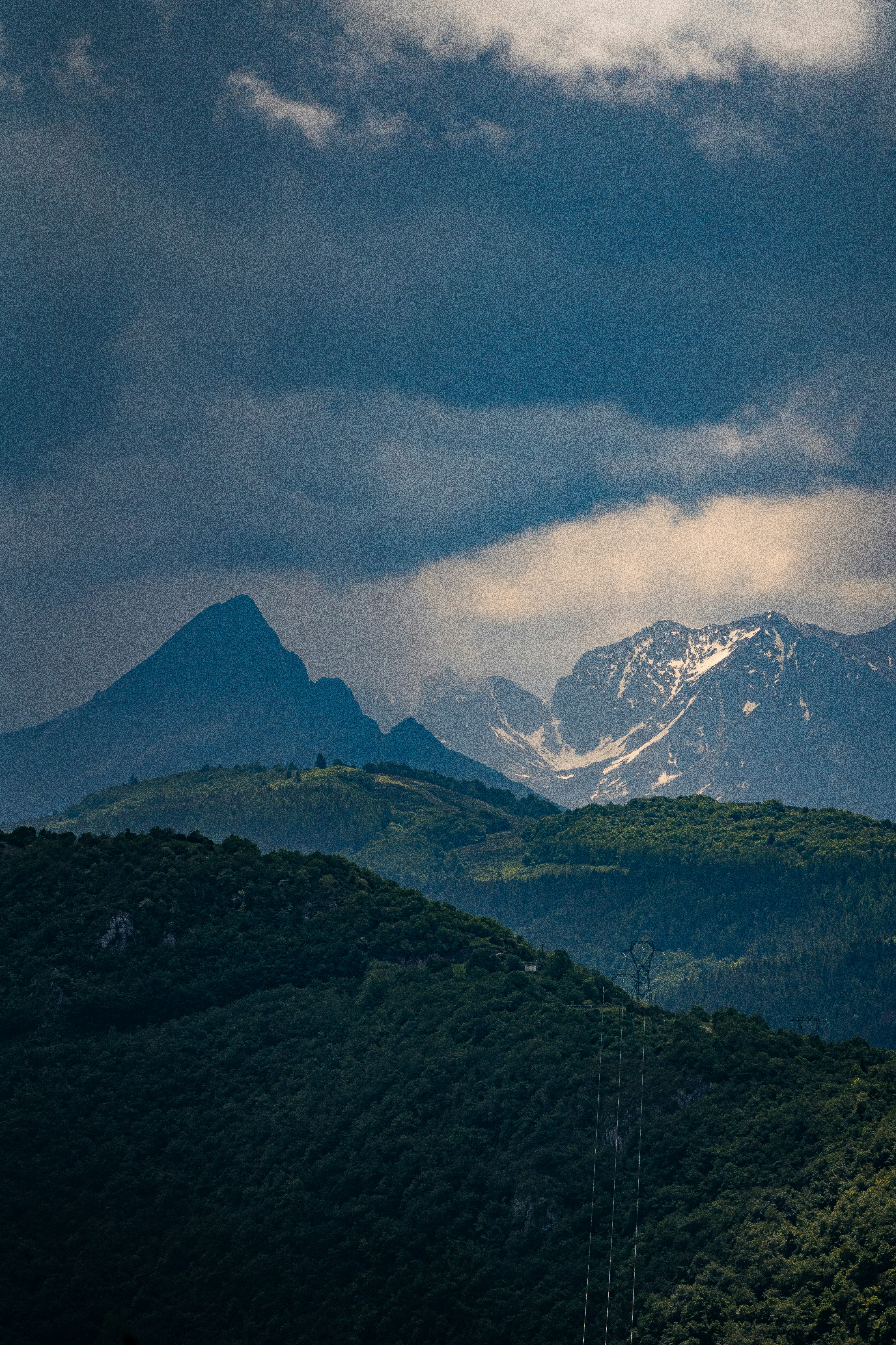 A view of a mountain range from a distance photo – Free Appy Image on ...
