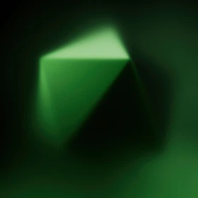 Close-up of a dynamic glassmorphism UI panel with smooth blur and glowing edges.