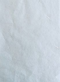 A textured surface with subtle creases and wrinkles, resembling handmade paper. The surface is primarily uniform in color with slight imperfections and variations.