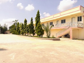 a building with a car parked in front of it