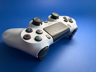 a close up of a video game controller