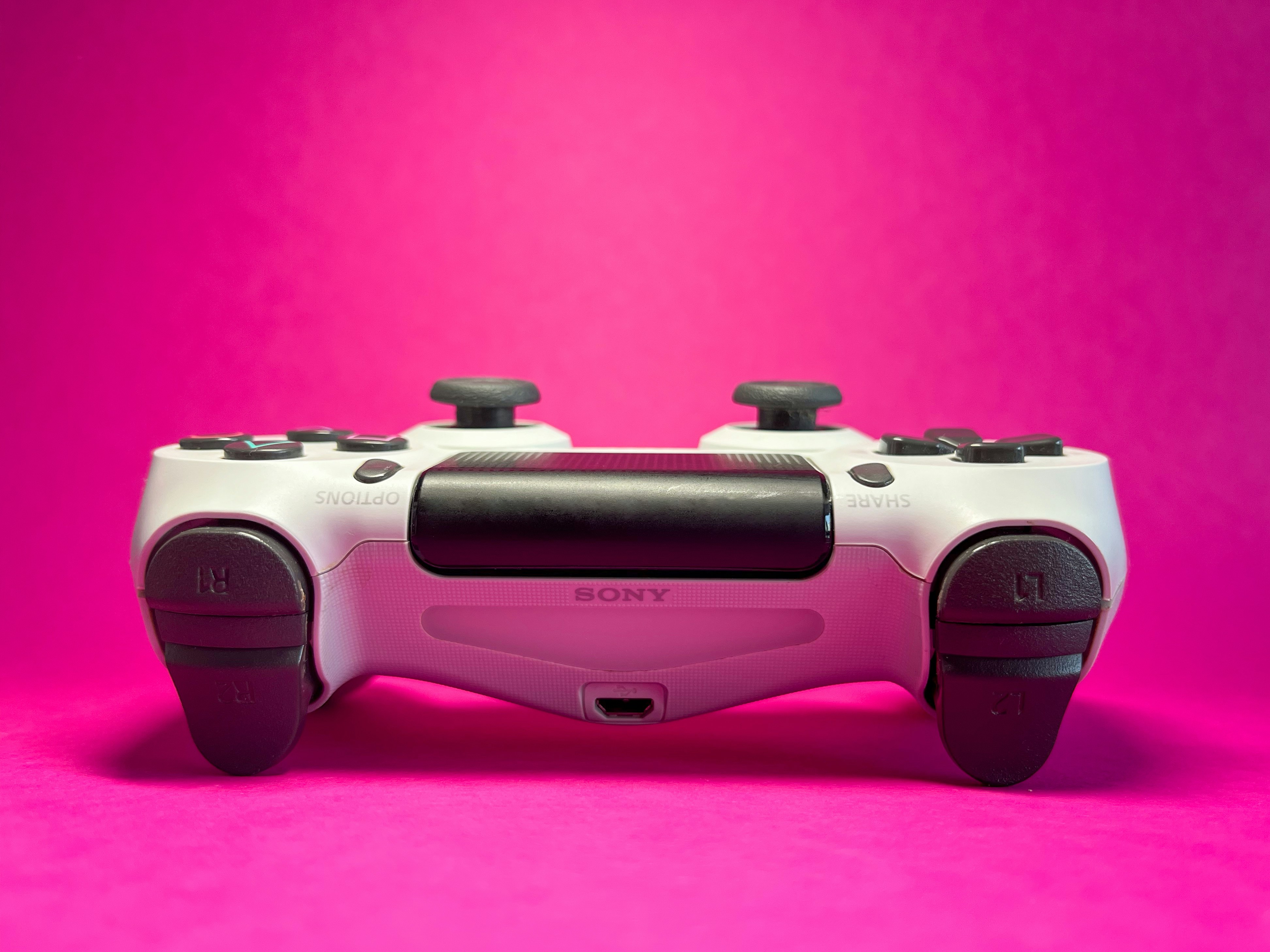 a close up of a video game controller