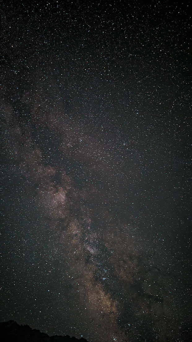 A dense field of stars over the Deosai plains