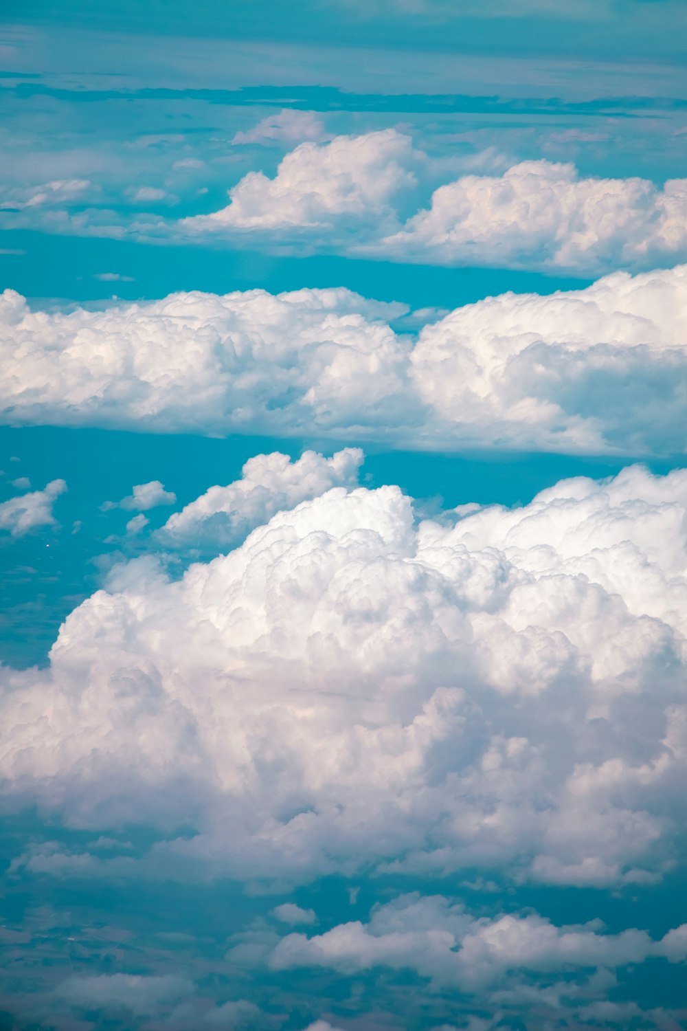 a view of the clouds from an airplane