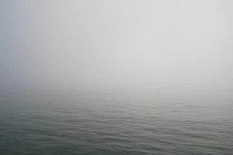 A radar blind spot shrouded in mist, evoking stealth and invisibility.