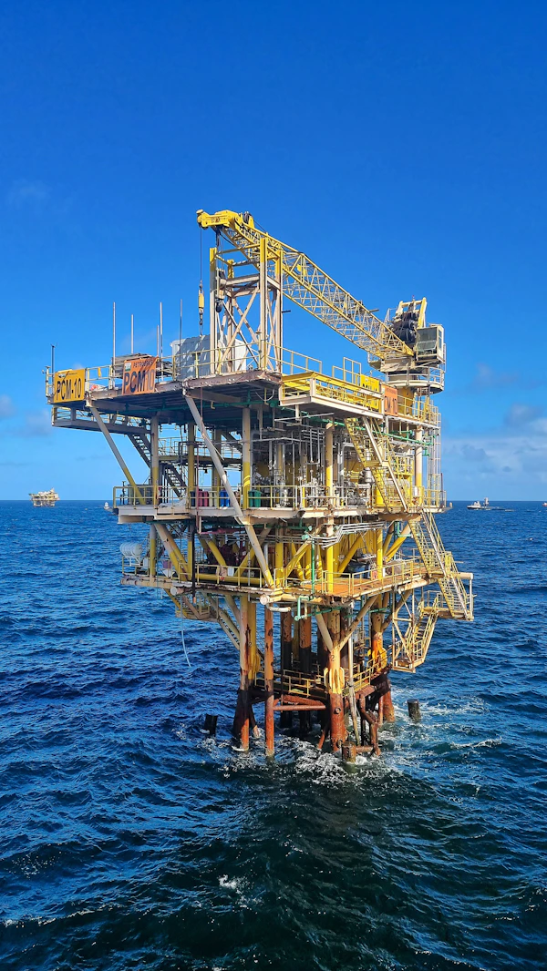 Plataforma de petróleo e gás offshore no Brasil