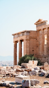 the ruins of the ancient city of baal