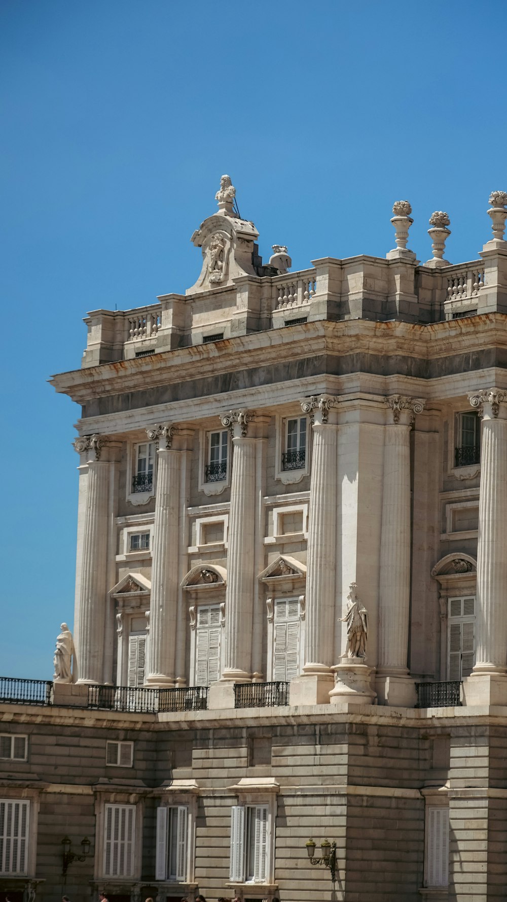 a large building with a clock on the front of it