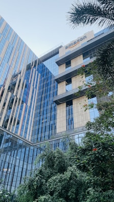 a very tall building with a lot of windows