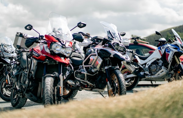 ワークショップのバイク整備