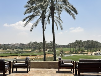 Comfortable holiday rentals overlooking the golf course and gardens