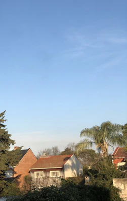 Clear blue sky over the tranquil Río Claro area, perfect for new homes.