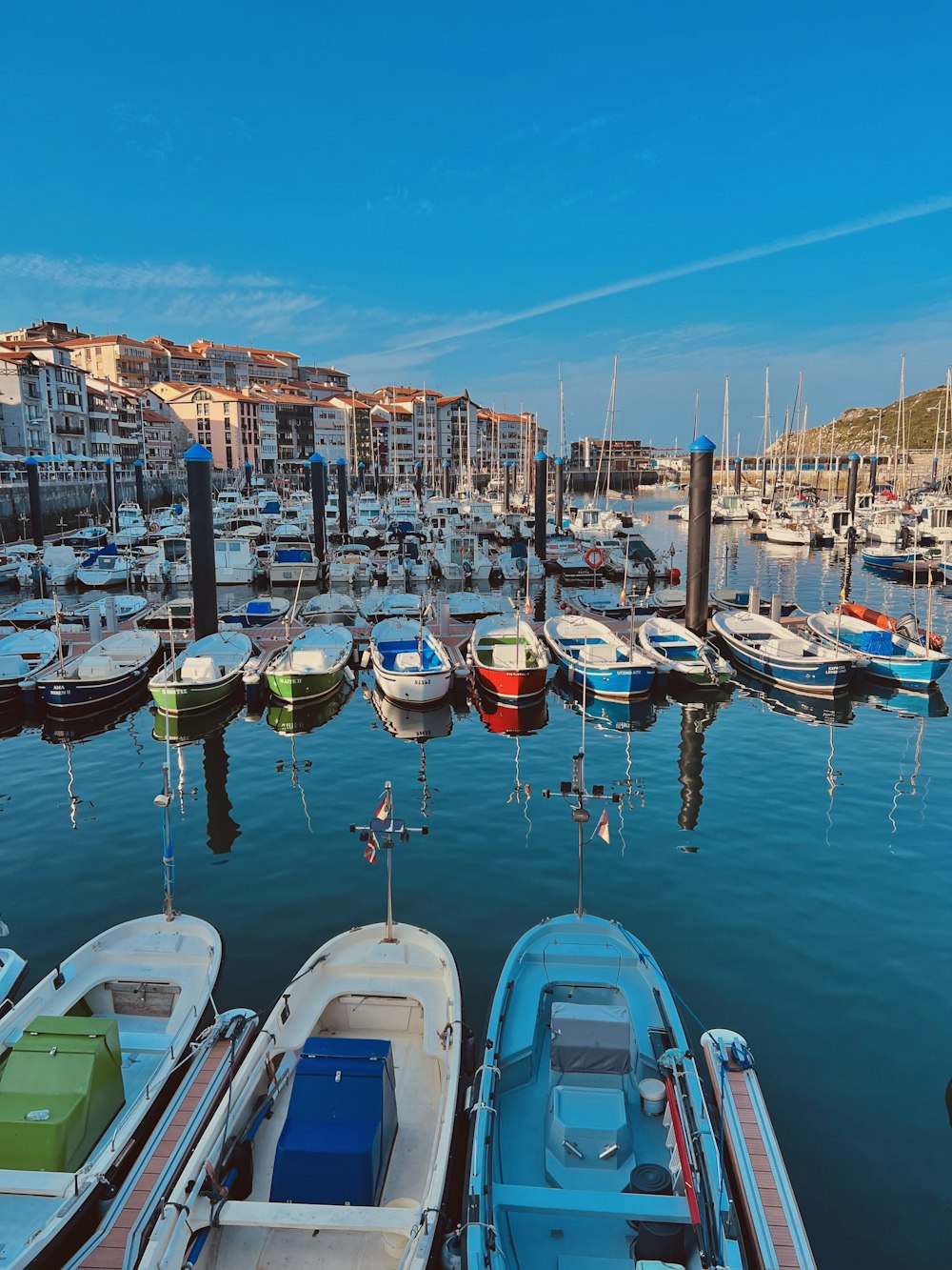 a harbor filled with lots of small boats