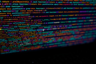 a close up of a computer screen with a lot of text on it