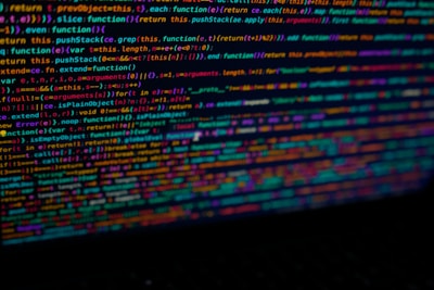 a close up of a computer screen with a lot of text on it