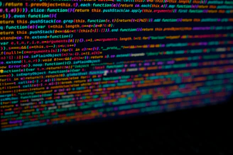 a close up of a computer screen with a lot of text on it