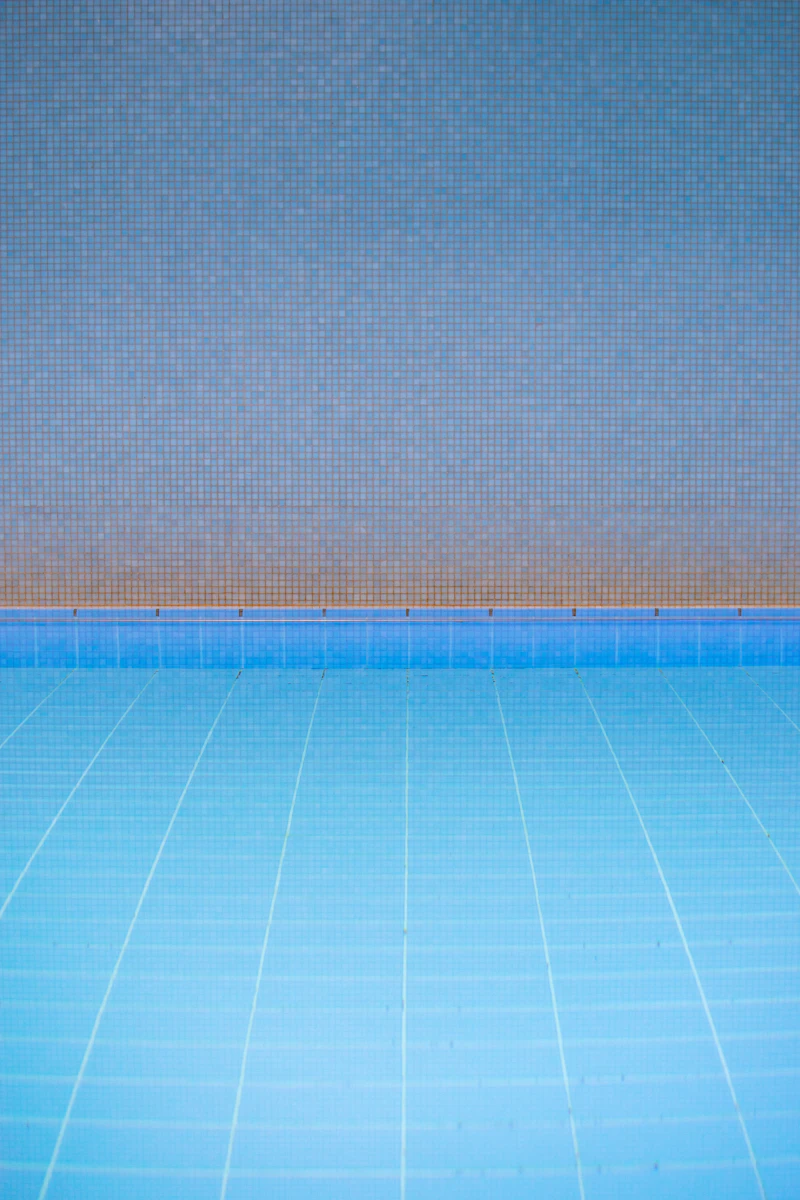 Aqua's warm, calm teaching pool with clear blue water