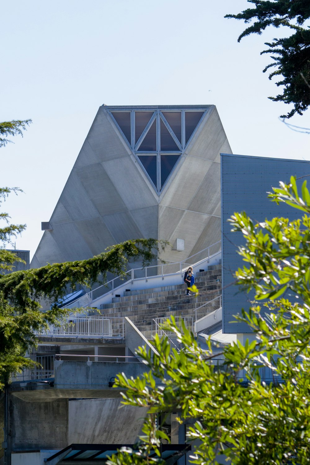 a man riding a skateboard down the side of a ramp