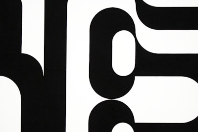 Bold geometric shapes arranged in a modern, eye-catching textile design.