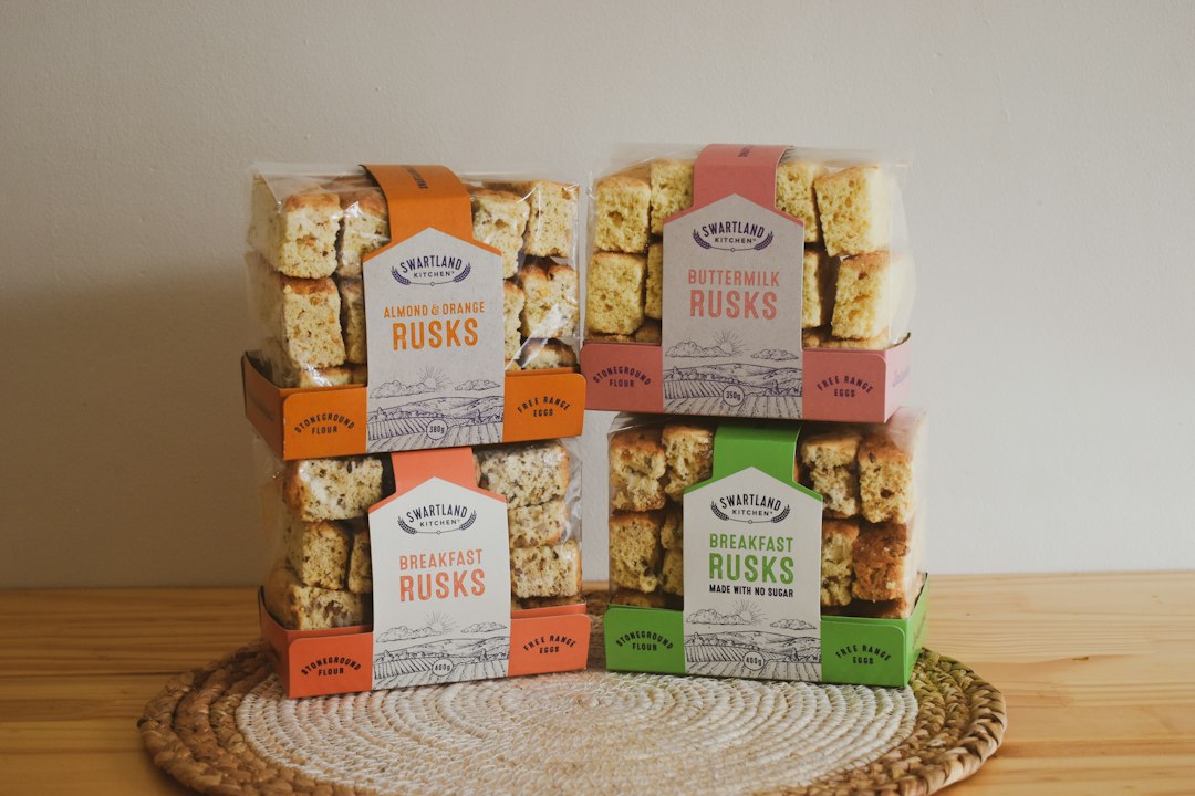 protein bars closeup