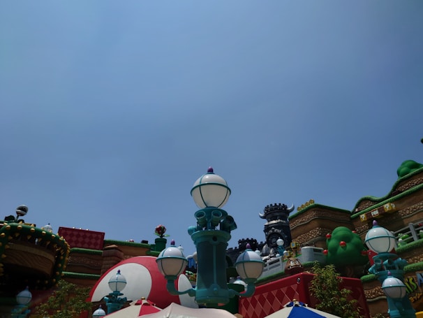 A vibrant, Disney-style illustration of a child on an adventure through colorful, enchanted lands