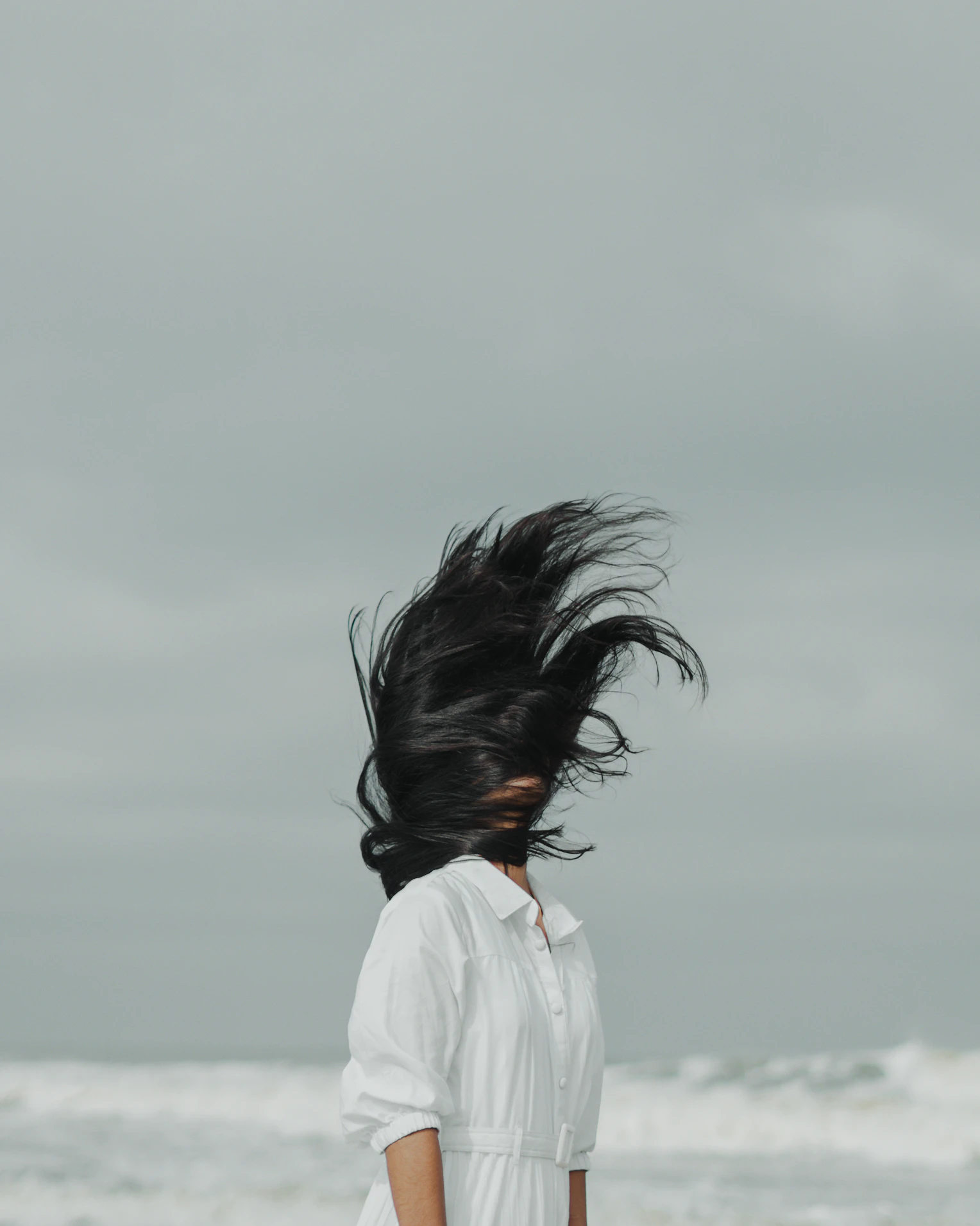 Woman with beautiful hair