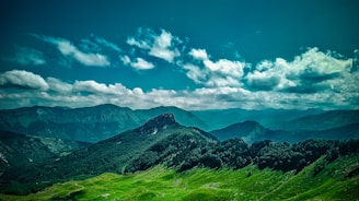 A scenic mountain landscape from a holiday tour in Kyrgyzstan.