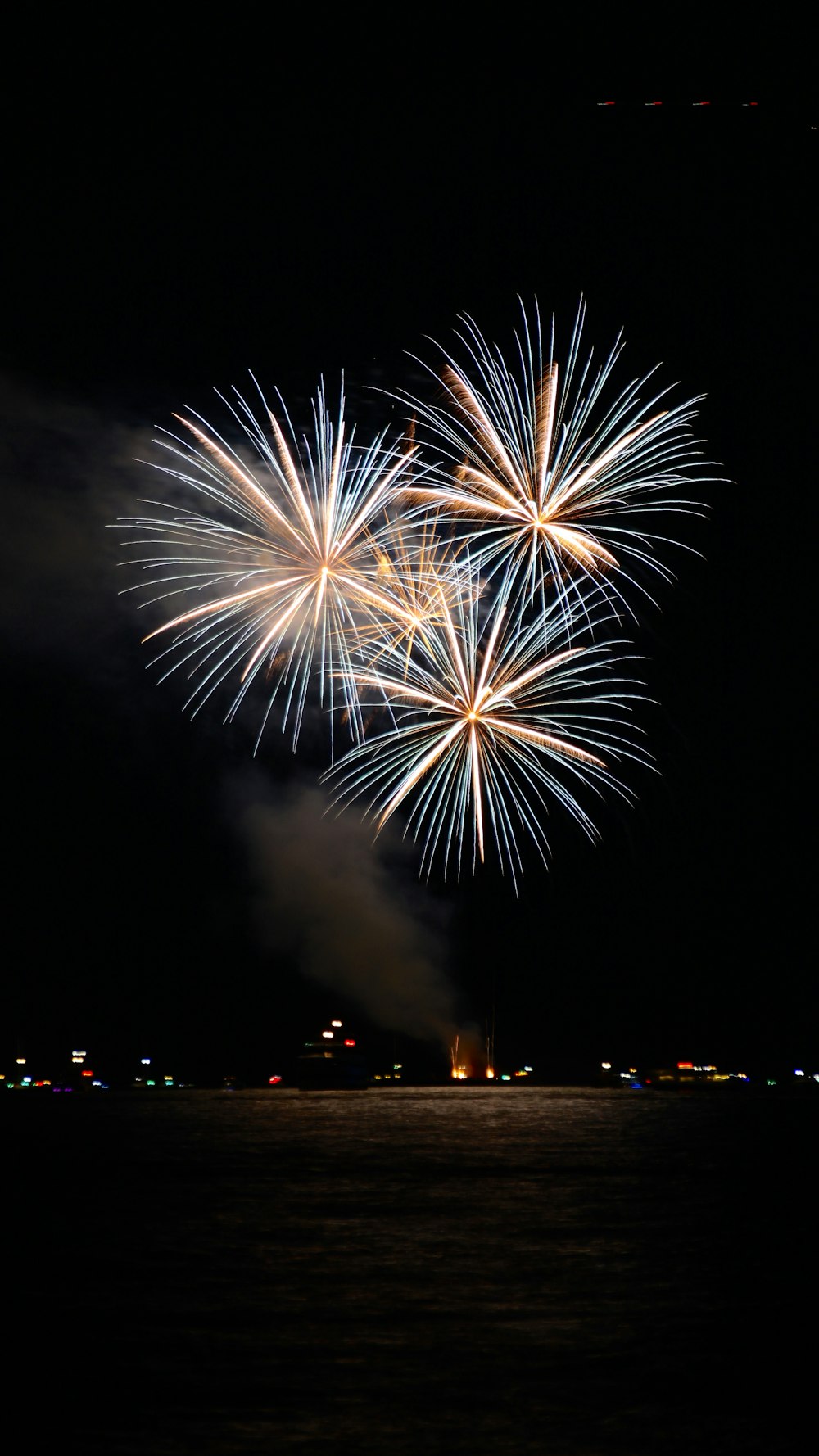 a group of fireworks that are in the sky