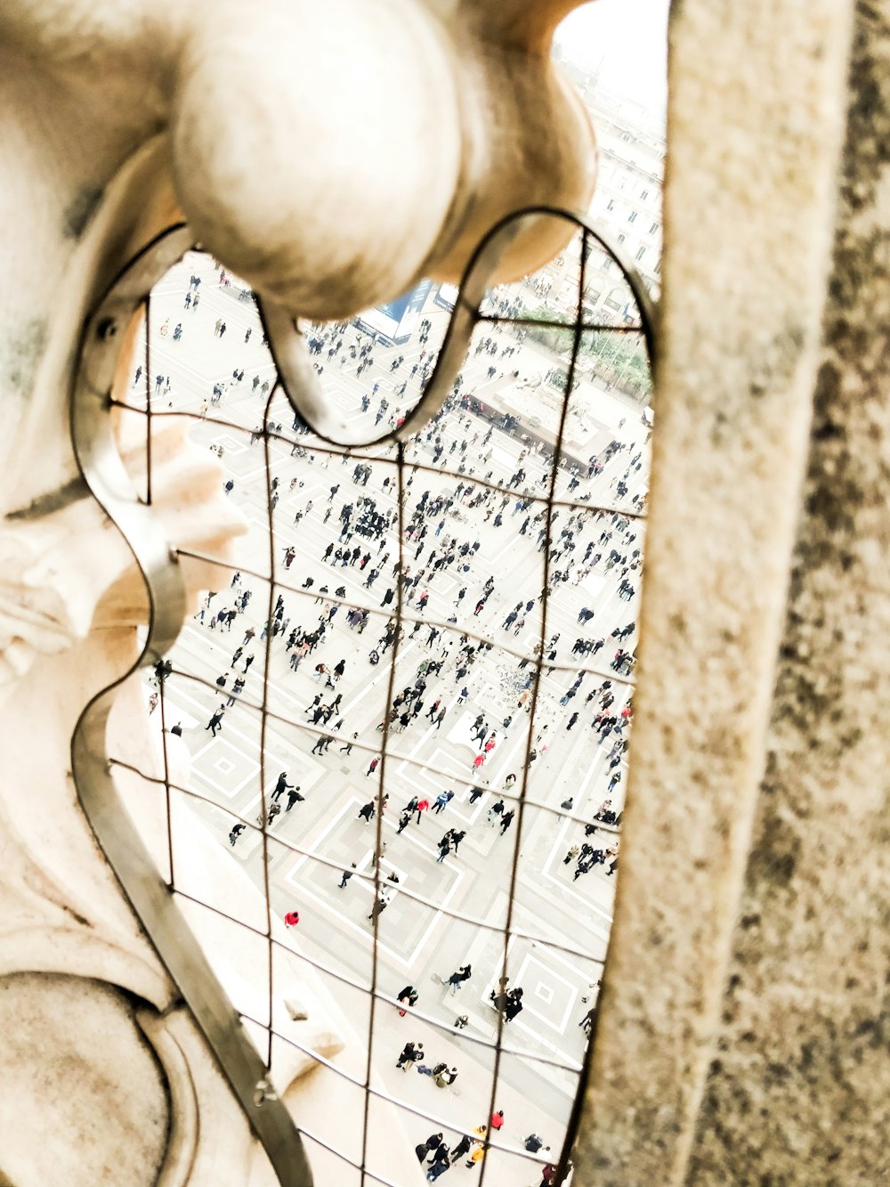 a view of a city from the top of a building