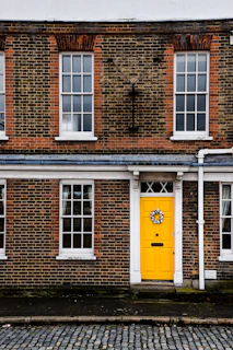 A welcoming image of a home service professional ready to assist clients.