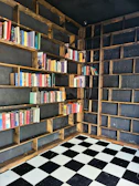 A colorful study corner filled with English books and learning materials.