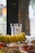 Two glasses of Yeni Raki with a selection of colorful appetizers and sliced fruits, likely melons, arranged on a table. The setting suggests a casual dining experience and has a blurred outdoor background.
