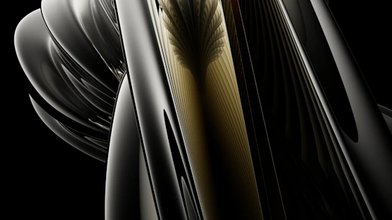 A sleek, dark-toned architectural blueprint illuminated by subtle gold highlights, reflecting Aurumforma's design ethos.